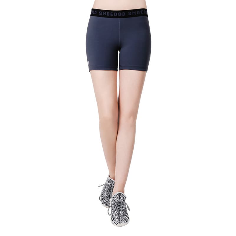 Shu Mu Yiduo Shorts de Fitness esportivos de secagem rápida com levantamento de quadril e três pontos 6119
