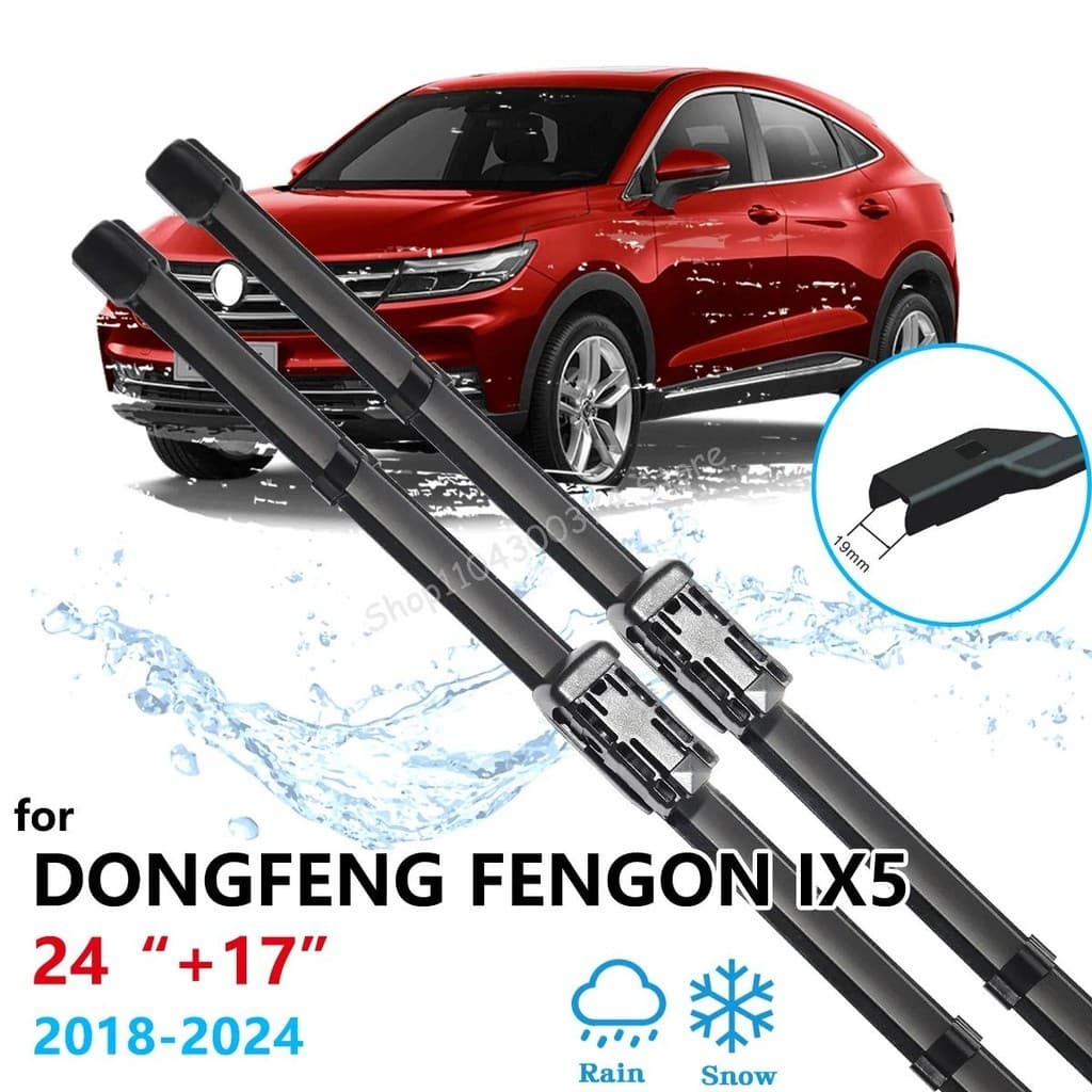 Para Dongfeng Fengon iX5 DFSK Glória iX5 F5 2018 ~ 24 Lâminas De Limpador Dianteiro Traseiro Janelas Substituição Limpez
