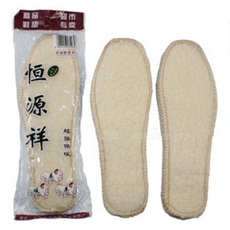 10 pares de palmilhas de lã de cordeiro Hengyuanxiang lote Zero caxemira quente à prova de frio à prova de lã