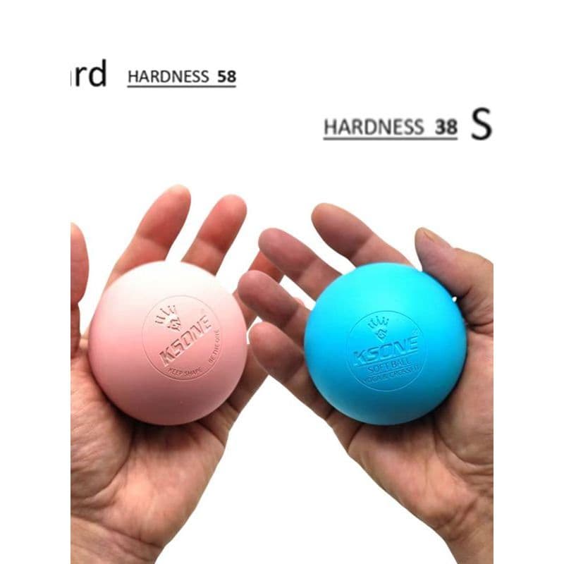 KSONE bola de massagem muscular coluna Cervical relaxar fáscia bola Yoga fáscia Fitness pé relaxamento bola ombro volta