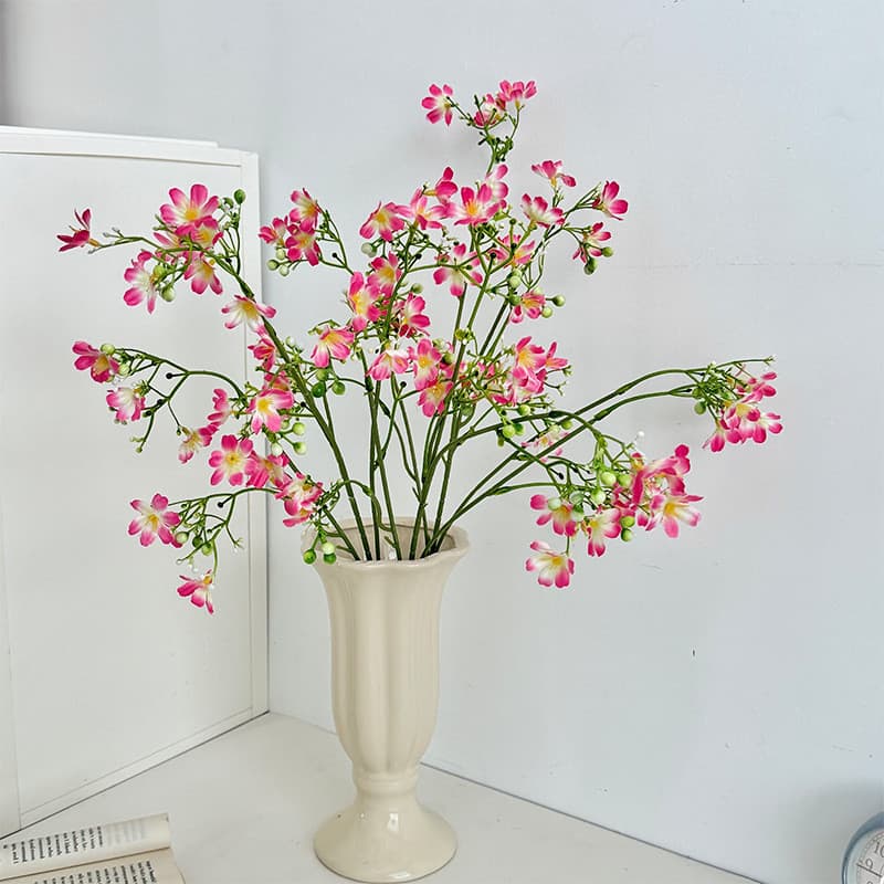 Rosa Artificial, Flor Falsa para Decoração de e Casamento ERMY