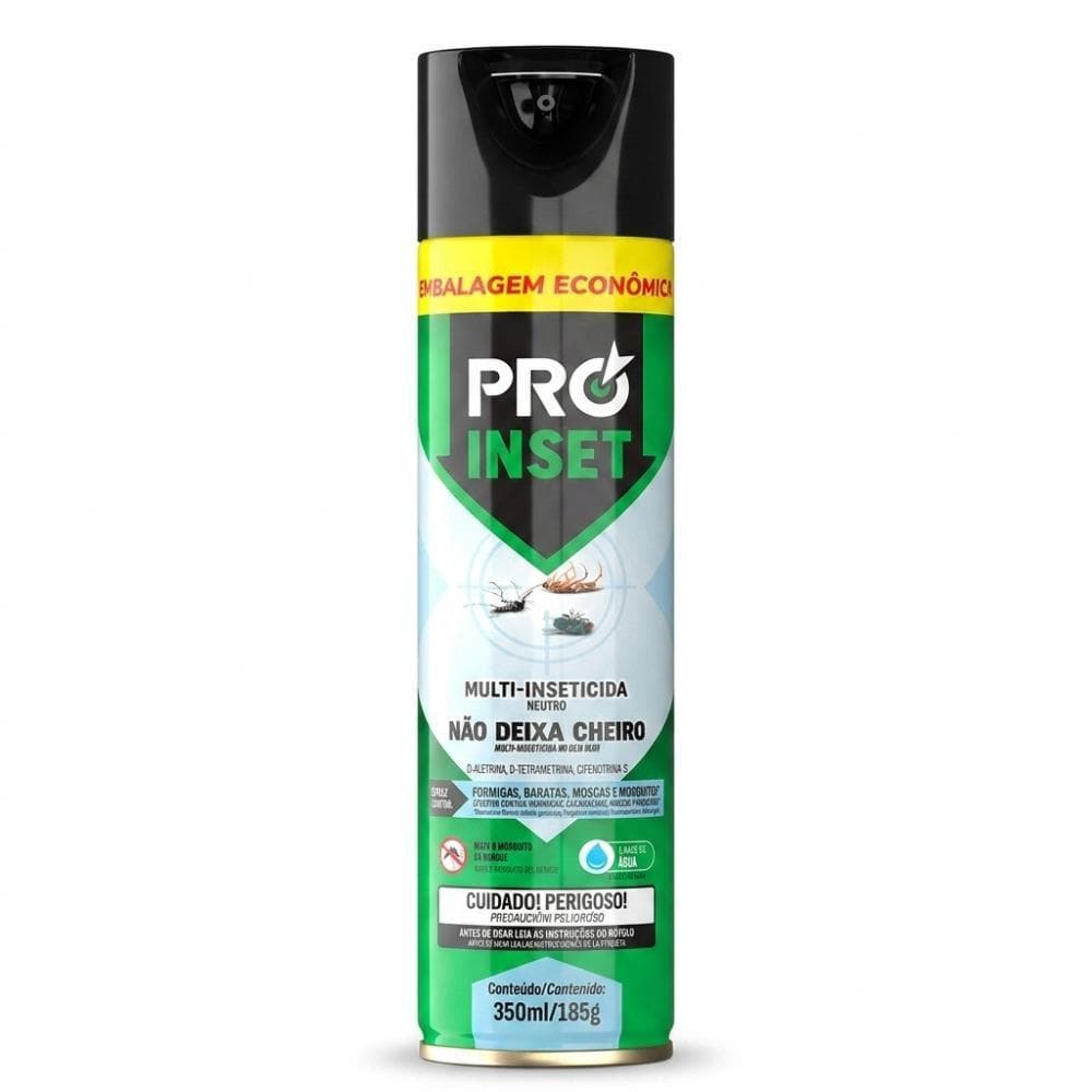 Kit 12 Multi-Inseticida Sem Cheiro 350ml Econômico contra Insetos