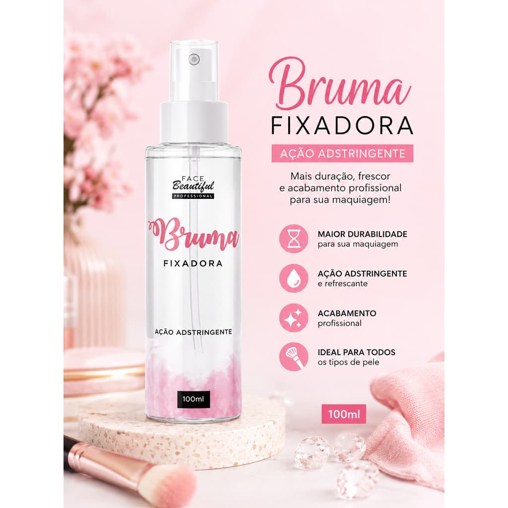 BRUMA FIXADORA 100ML FACE BEAUTIFUL