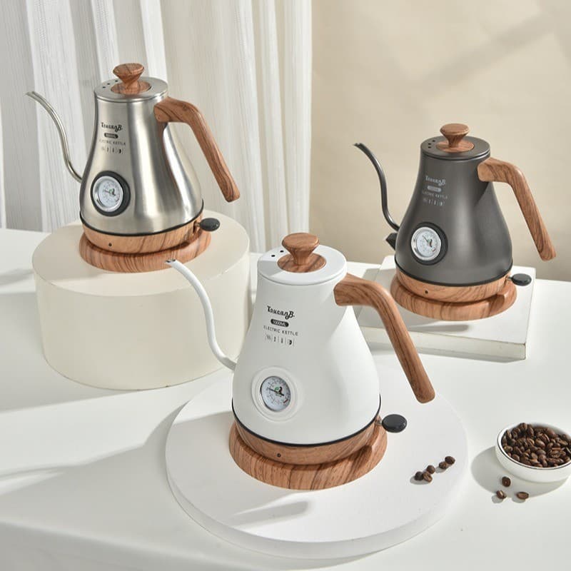 Chaleira elétrica para controle de temperatura, plugues multiespecificação adequados para chaleira de café multi-Country
