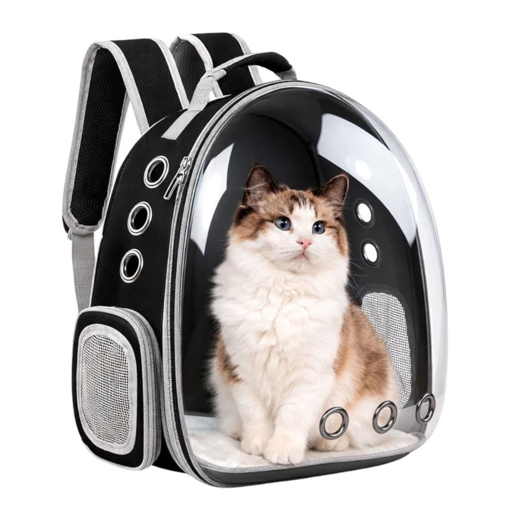 Mochila Pet Visão Panorâmica Astronauta para Cachorro e Gato Transporte Seguro e Confortável