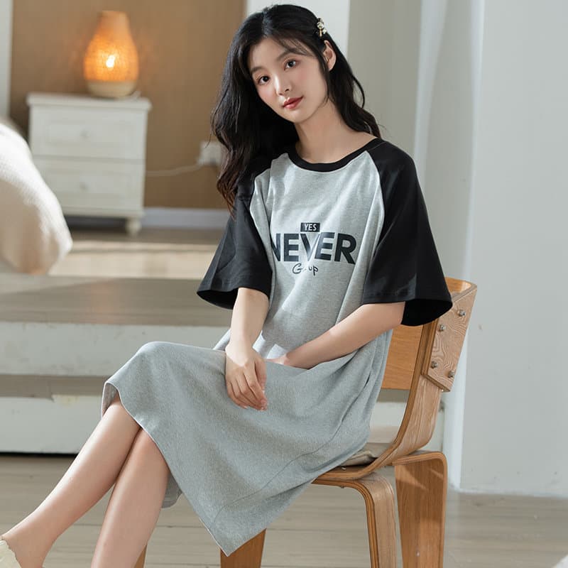 Camisola de algodão feminina verão 2023 novo estilo puro algodão manga curta primavera verão estilo versão coreana Plus