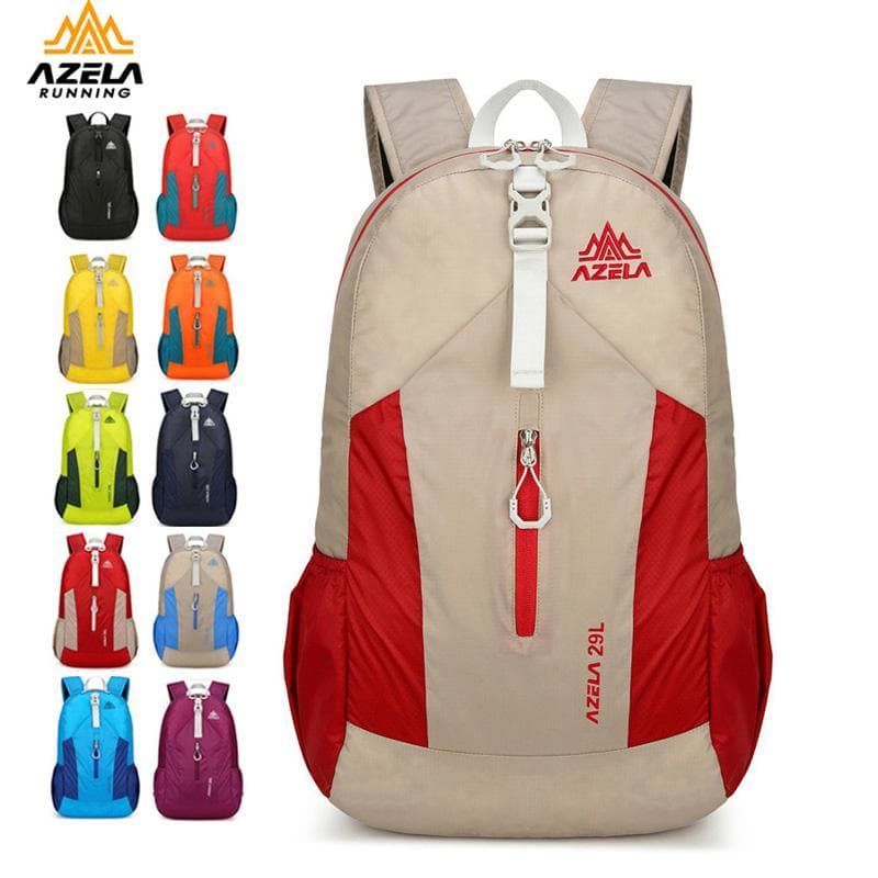 Mochila de viagem ao ar livre feminina leve 2026 novo estilo mochila dobrável Ultra-fino saco de montanhismo viagem port