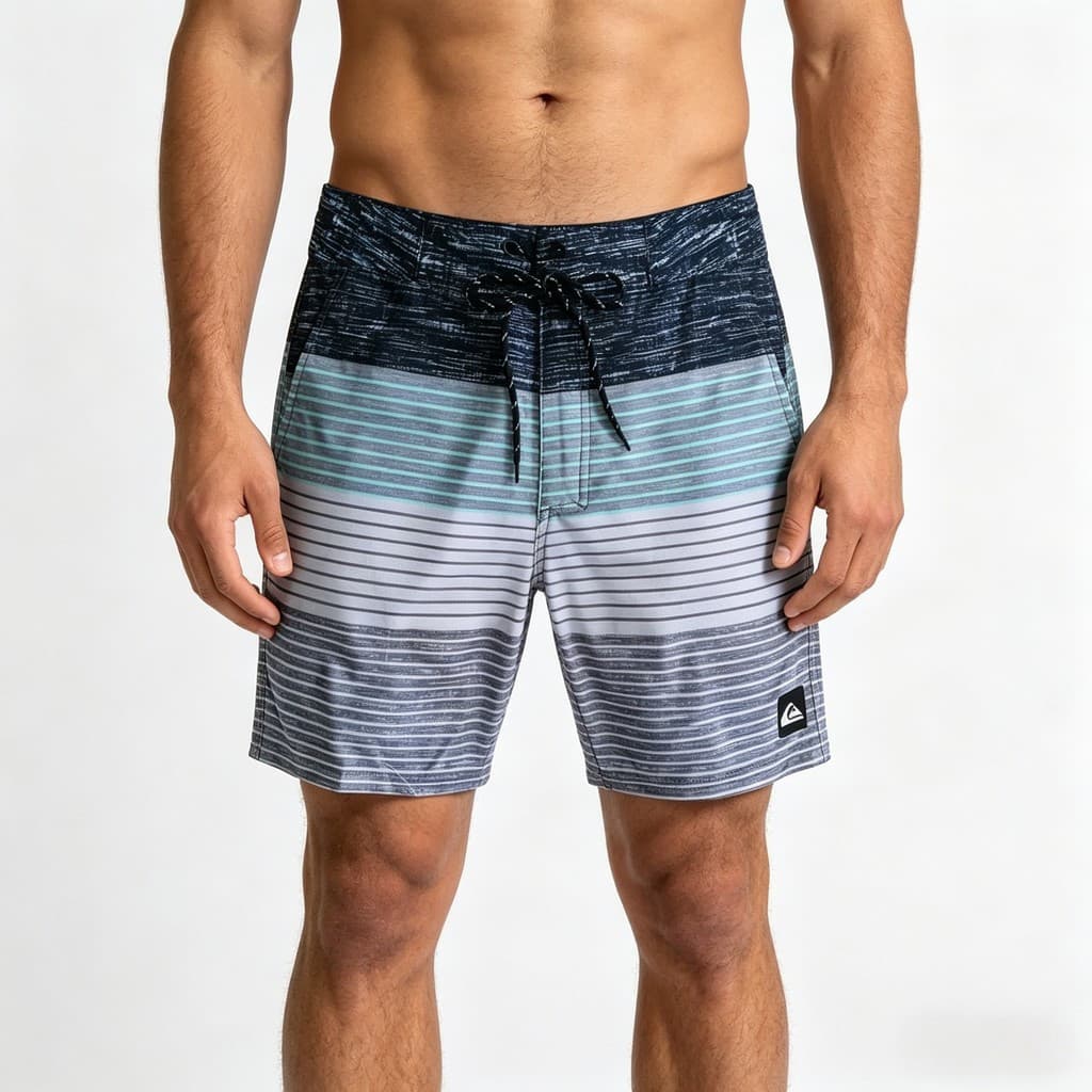 Shorts De Praia Masculinos À Prova D'água De Secagem Rápida , Calções De Surf Soltos E Respiráveis Para Férias
