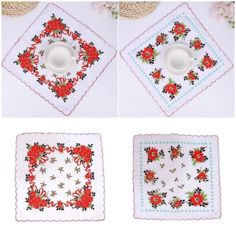 YYS Lenço Multiuso Elegante Para, Lenços Quadrados Bolso Decorativo Lavável Absorção Rápida