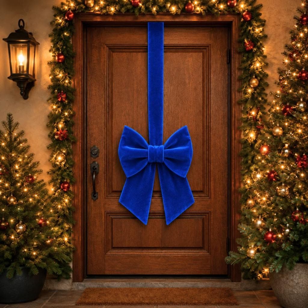 Escapulário De Porta Laço Guirlanda Enfeite Decoração Natal