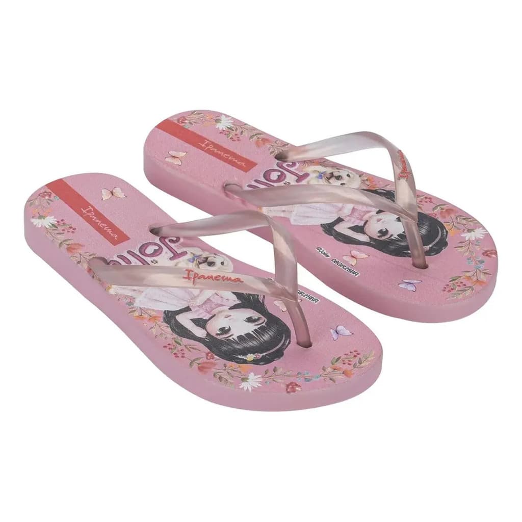 Chinelo Infantil Menina Ipanema Jolie Amores Moda Dedo 27307
