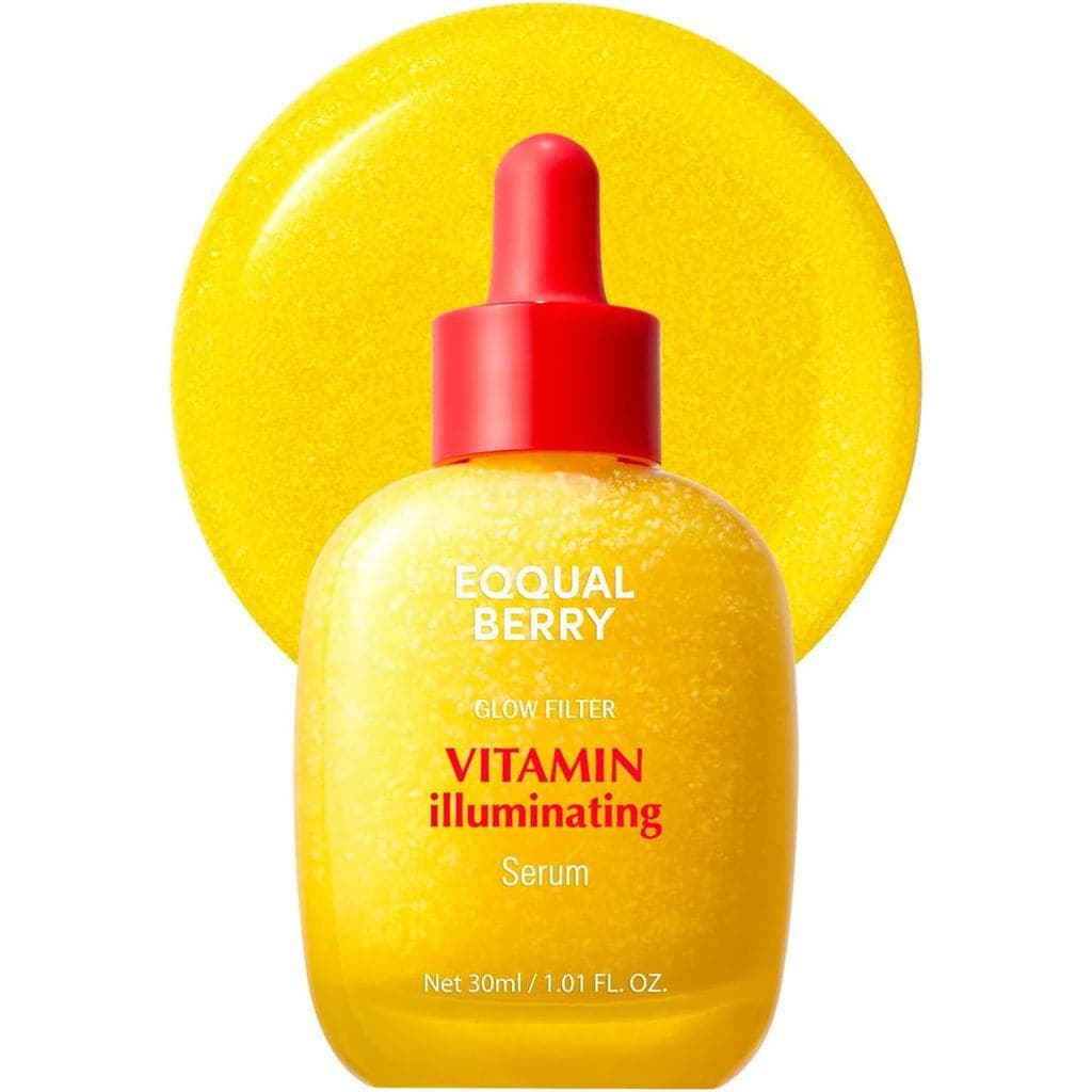 EQQUALBERRY Sérum Iluminador com Vitamina 30ml – Sérum Facial com Vitamina C e Niacinamida, com Arbutina, Ceramidas e Ác