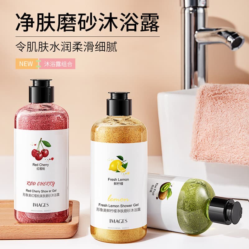 Gel de banho esfoliante Combo corpo clareamento corpo ácido frutas hidratante hidratante esfoliante esfoliante masculino