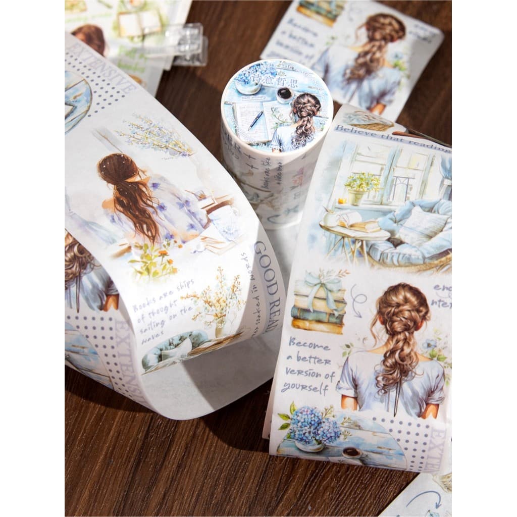 Também há livros fita Washi Retro arte manual adesivos decorativos manual DIY colagem Base Material de fundo