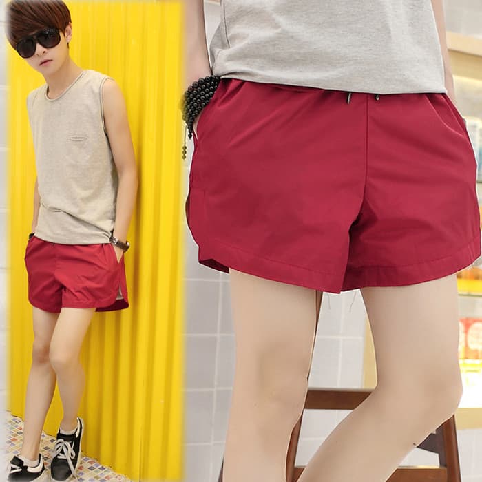 Shorts esportivos de verão masculino Fitness correndo calças verão na moda masculina Casual Super shorts masculino renda