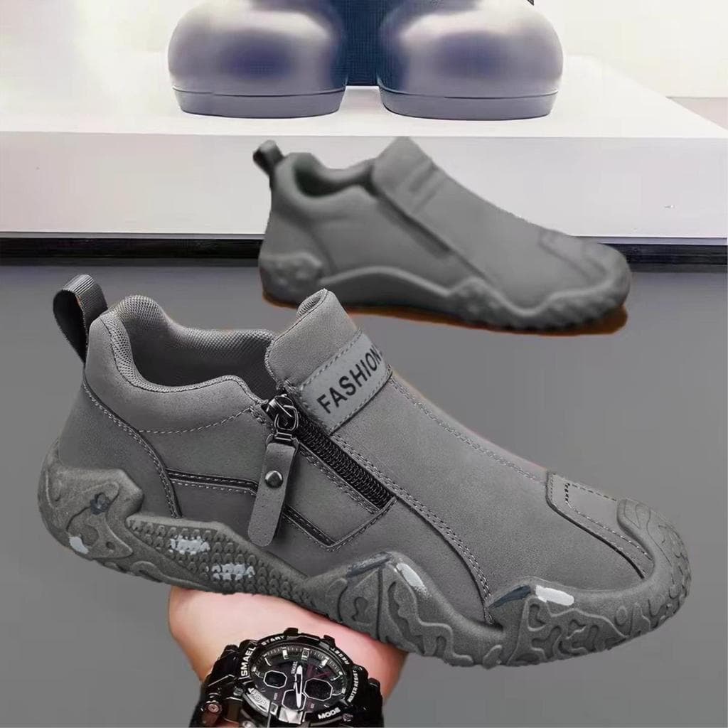 Sapatos masculinos 2026 novo estilo outono respirável Casual sapatos de proteção do trabalho canteiro de obras trabalho