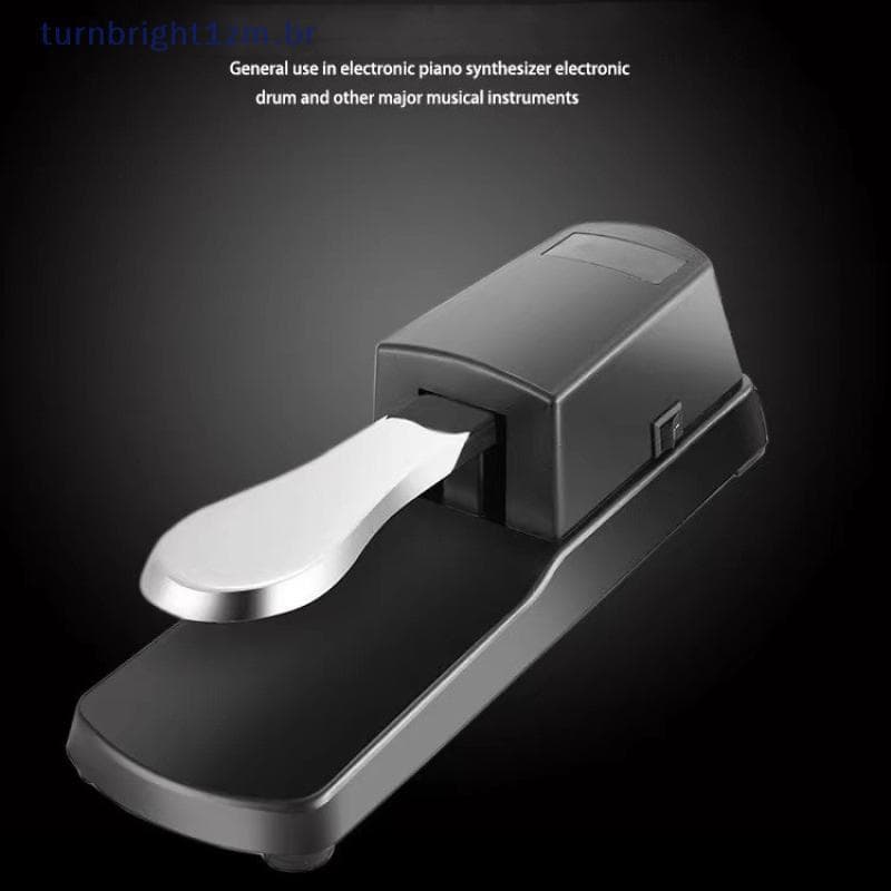 Pedal De Sustentação Com Interruptor De Polaridade Para Sintetizador De Teclado MIDI Pianos Digitais Tambor De Piano Elé
