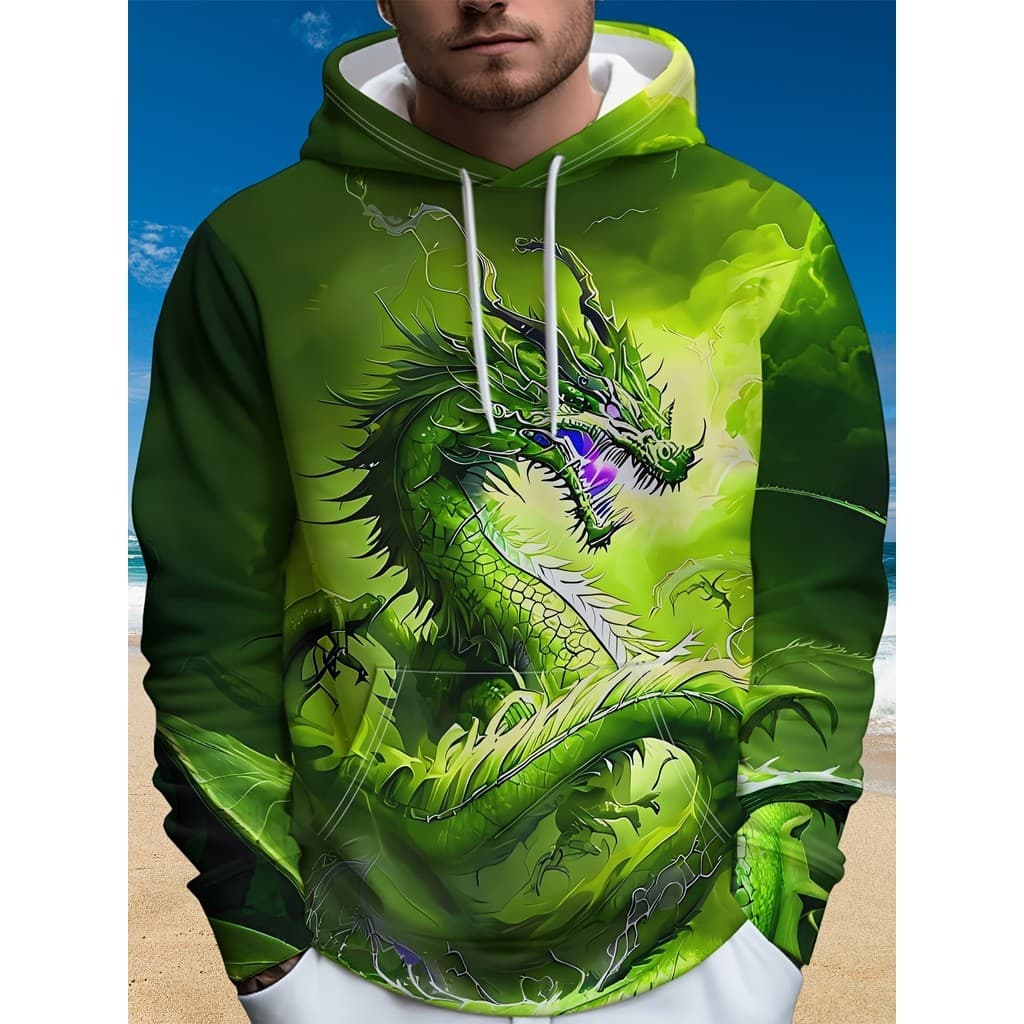 [Design estampado - sem textura] Moletom masculino Casual de manga comprida, moletom estampado, moletom moderno, moletom