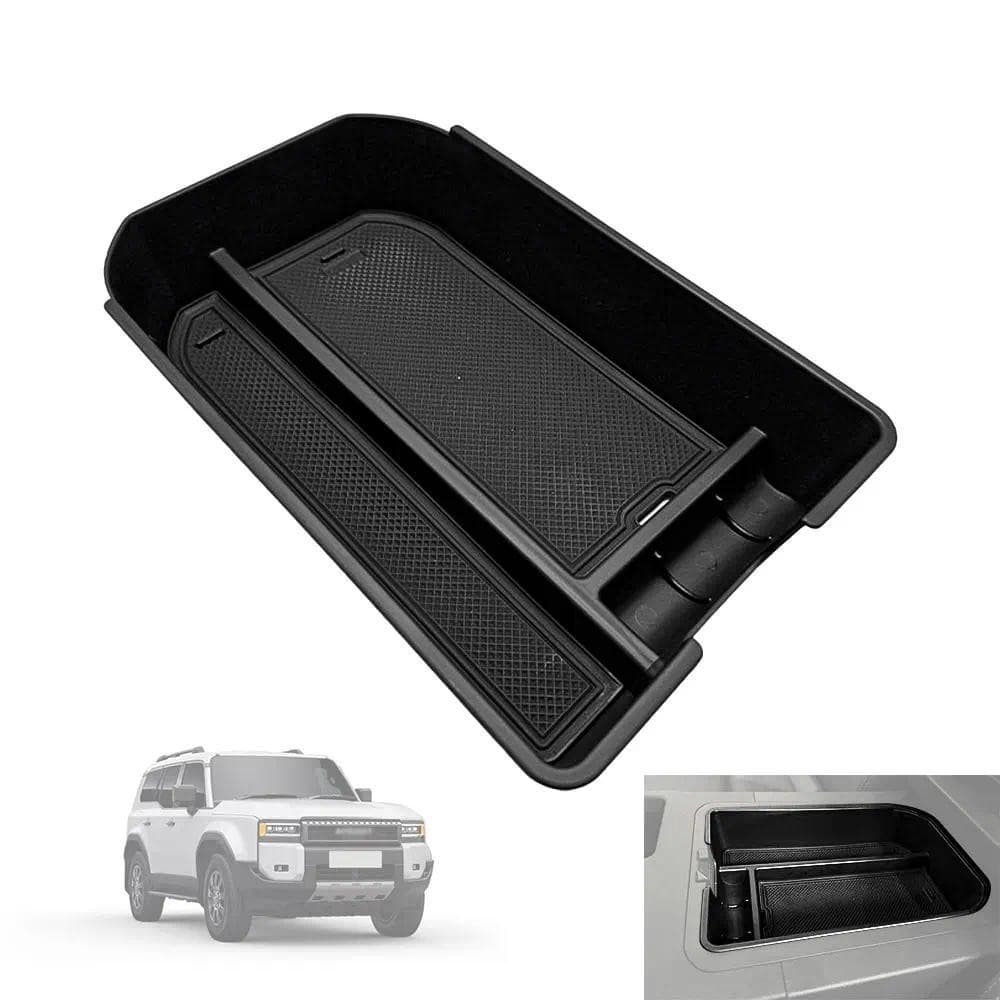 Para Toyota Land Cruiser Prado 250 2024 Organizador Interior Do Carro Caixa De Armazenamento Bandeja De Controle Central