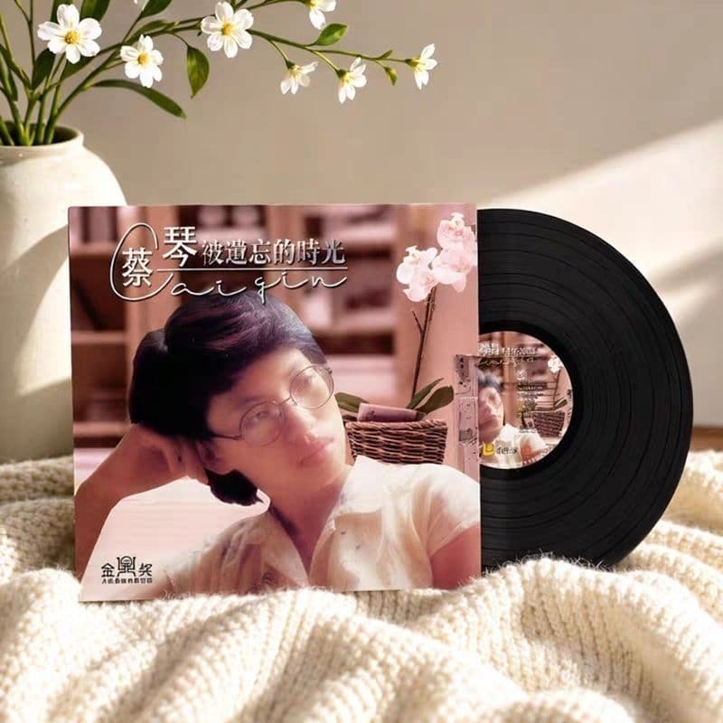 Cai álbum vinil LP40 cm 33 volta Retro gramofone Teresa Teng registro novos acessórios cai Qin álbum vinil