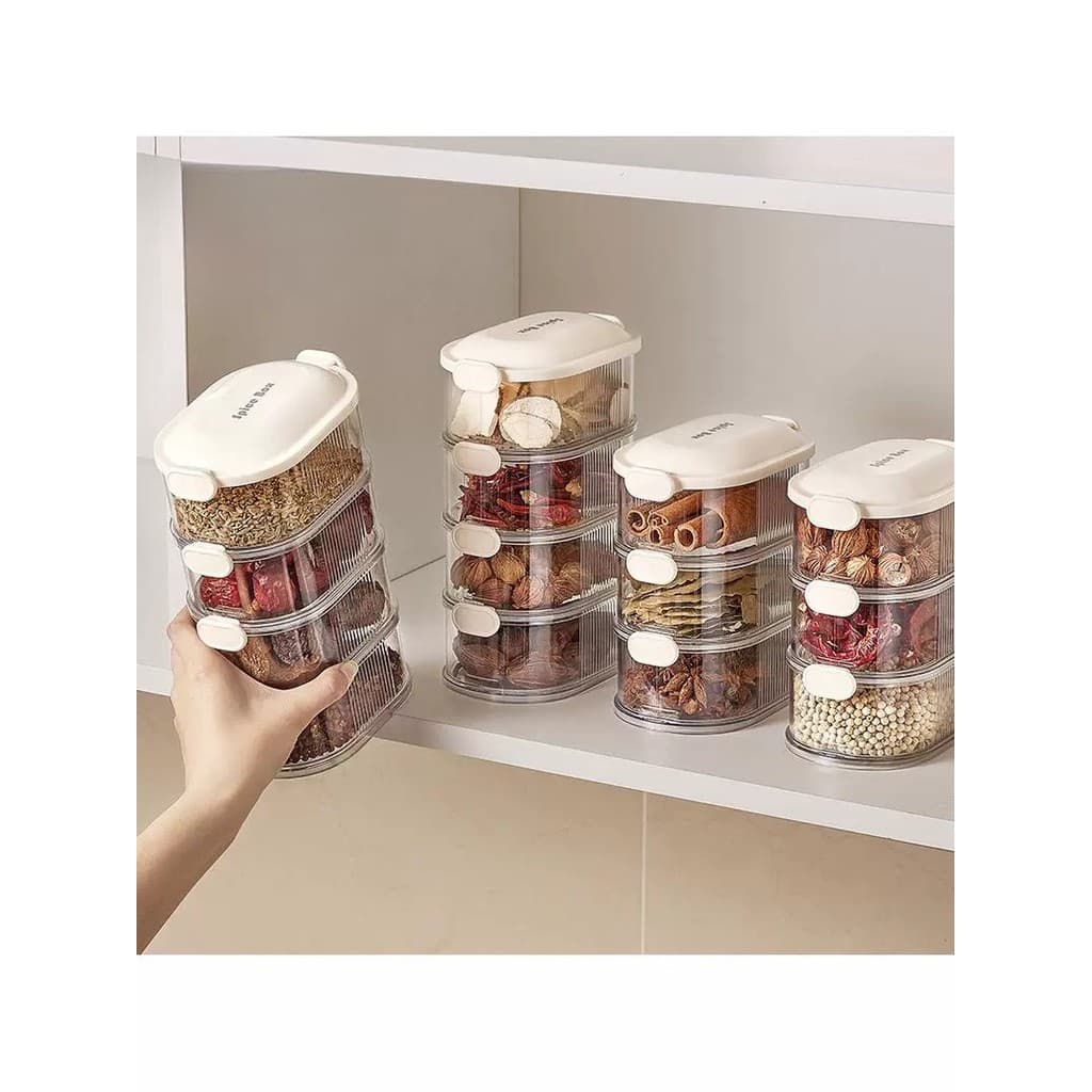 Caixa de armazenamento de especiarias cozinha do agregado familiar High-End Sichuan pimenta grande material tempero jar