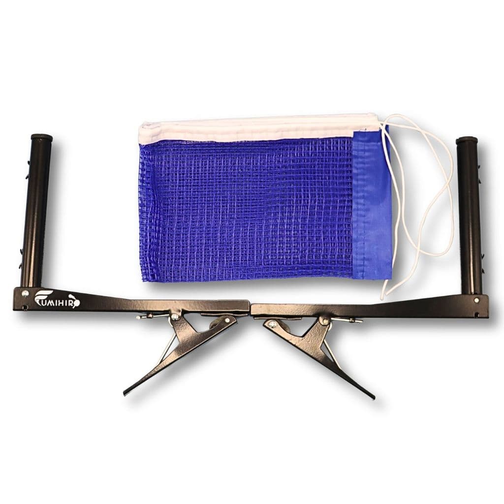 Rede Fumihiro com Suportes Tênis de Mesa Ping Pong – Azul