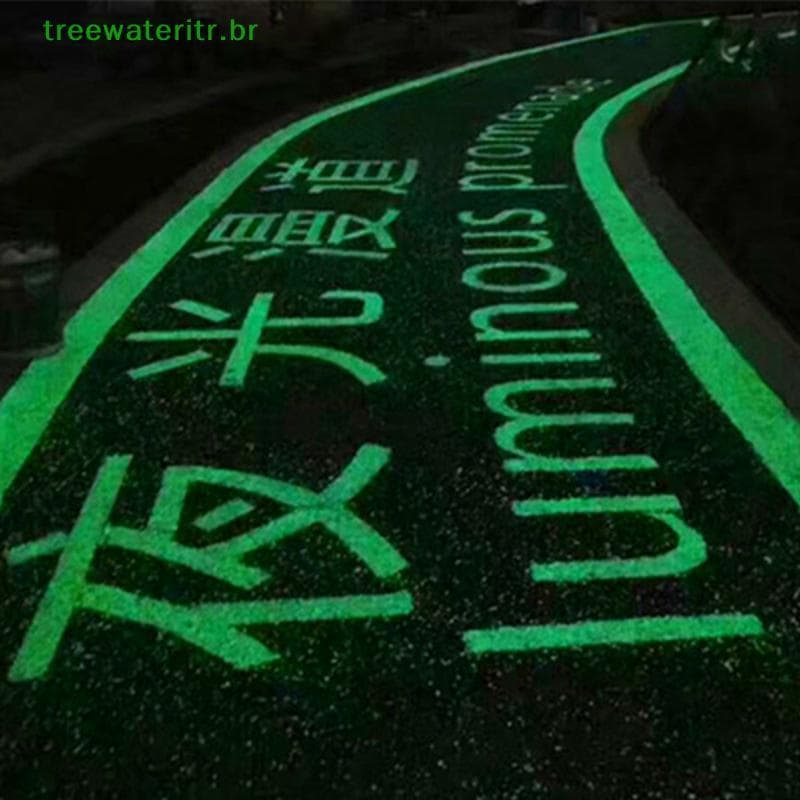treewateritr 1000 Peças De Areia Luminosa Que Brilha No Escuro Seixos Pedra Decoração Ao Ar Livre 3-5mm br