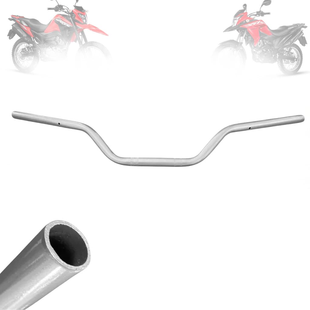 Guidão Bros 160 Xre 190 2015 à 2025 Qualidade Premium Cinza