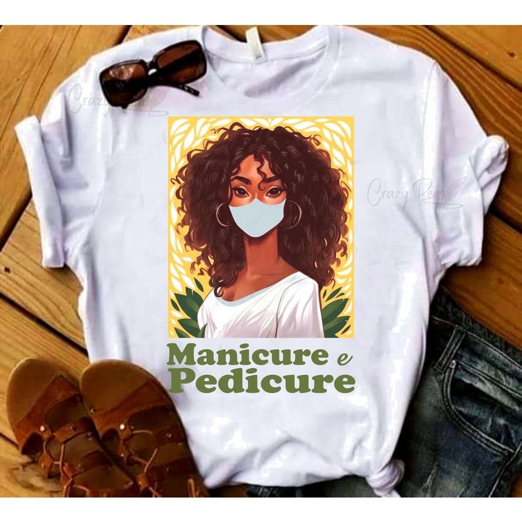 Camisa Manicure  Nail Designer Alongamento Unhas Decoradas 48 DR