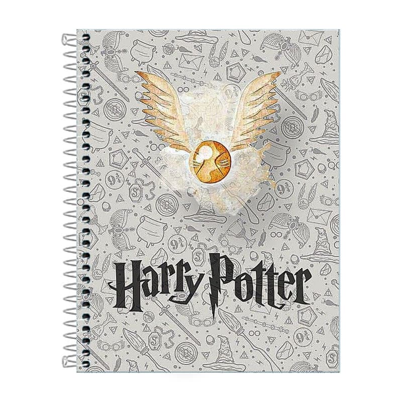Caderno Harry Potter 1 ou 10 Matérias Capa Premium Luxo