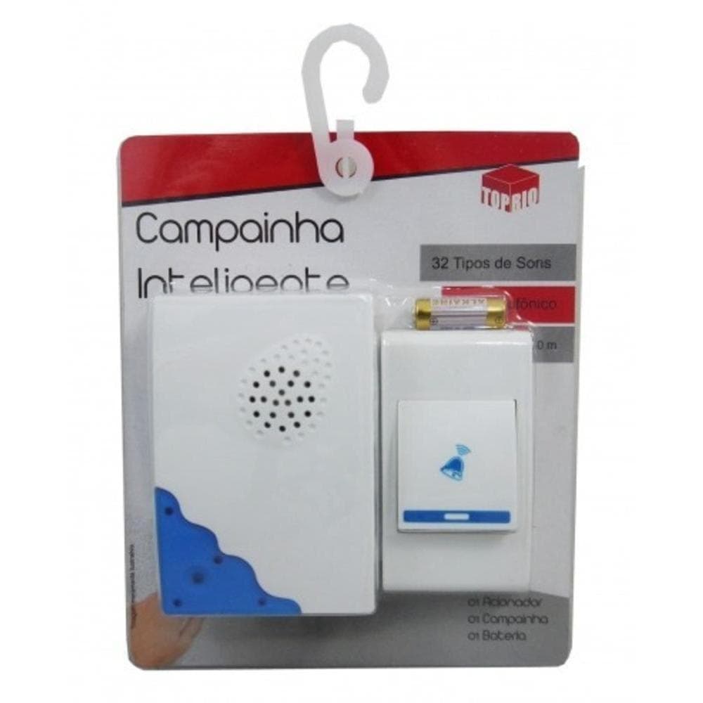 Campainha sem 32 toques fio e alcance 50 metros residencial