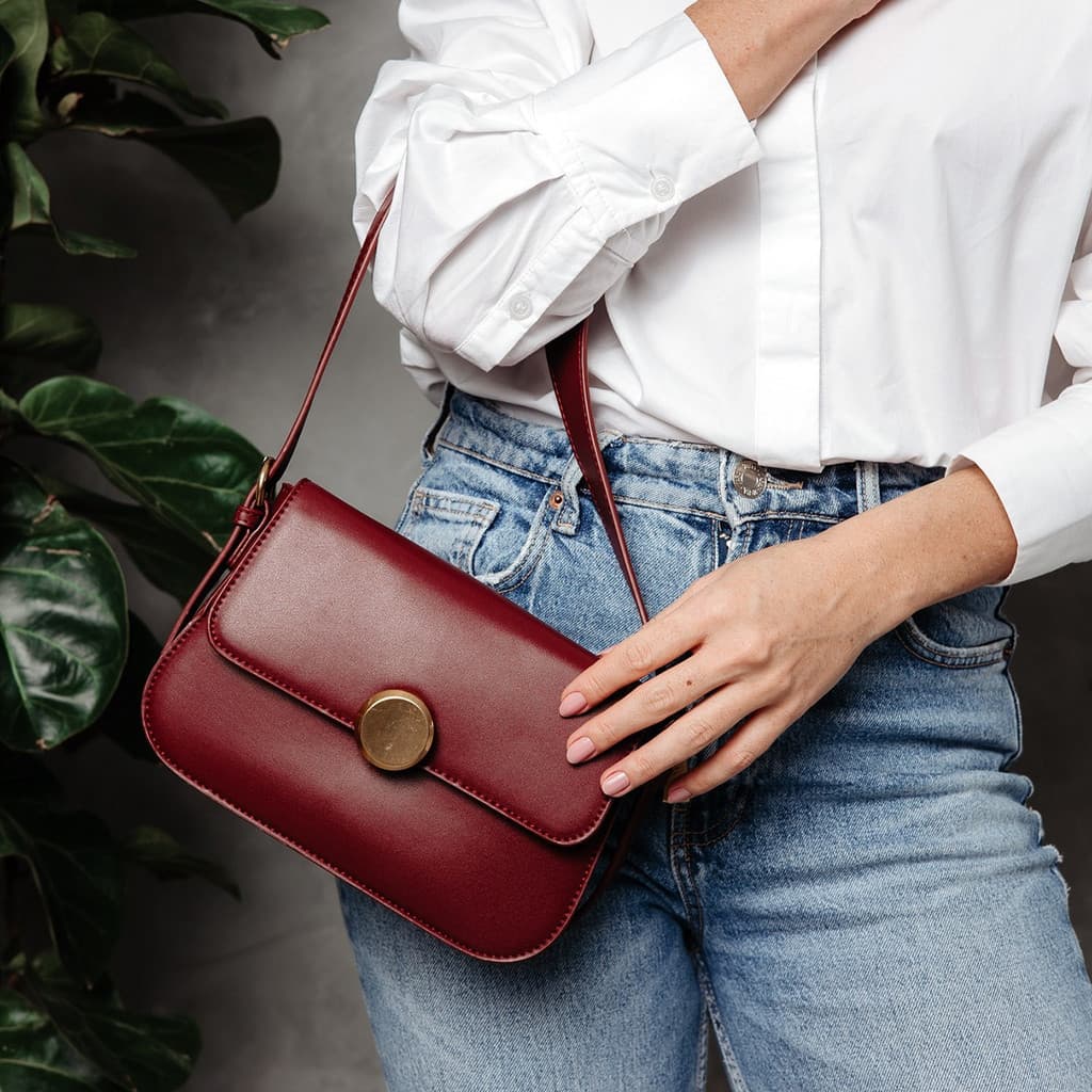 Bolsa de Ombro Feminina com Alça Regulavel Elegante