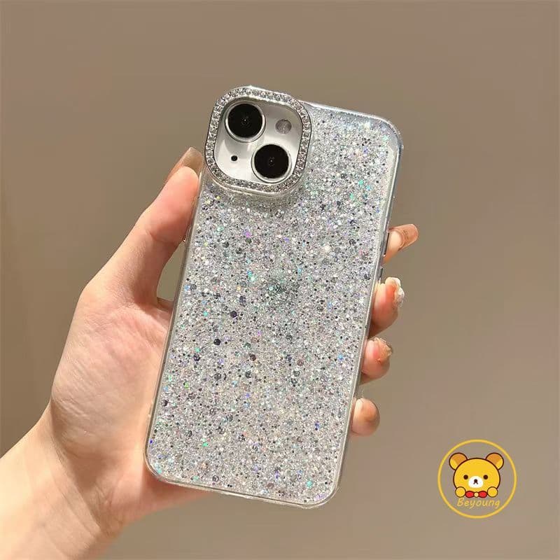 Capa De Telefone Luxuosa Com Glitter Para Samsung Galaxy M56 M06 M31 M30S M21S M33 M55 M35 M52 M54 M34 M14 M16 M15 M14 M