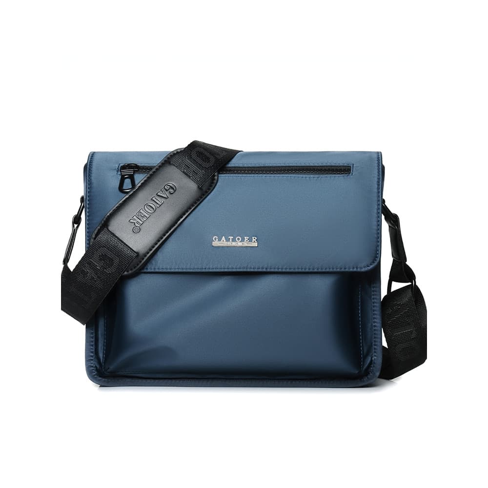 Oxford pano mensageiro saco Casual masculino esportes ao ar livre pequeno saco do mensageiro náilon aleta nicho mochila