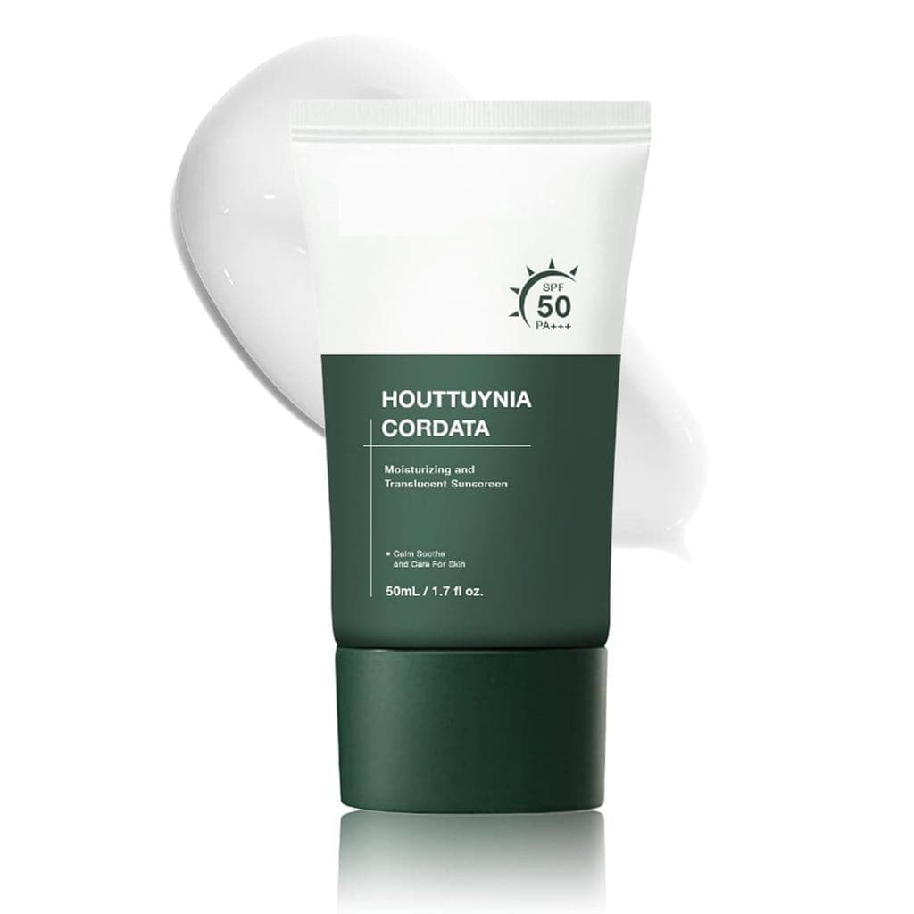Protetor Solar Hidratante Sedoso SPF50+ Adequado para o Rosto - Protetor Solar Coreano Leve, Fórmula Hidratante de Amplo