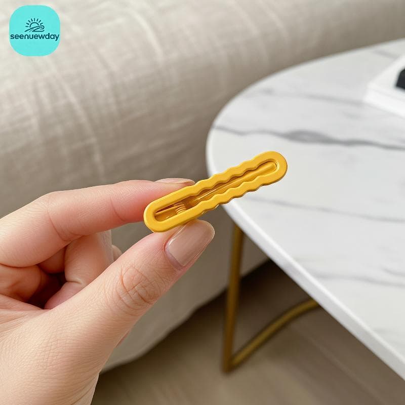 [seenuewday] Grampos De Cabelo 20 Peças Fosco Doce Cor Metal Oco Onda Para Meninas Acessórios De Penteado DIY BR
