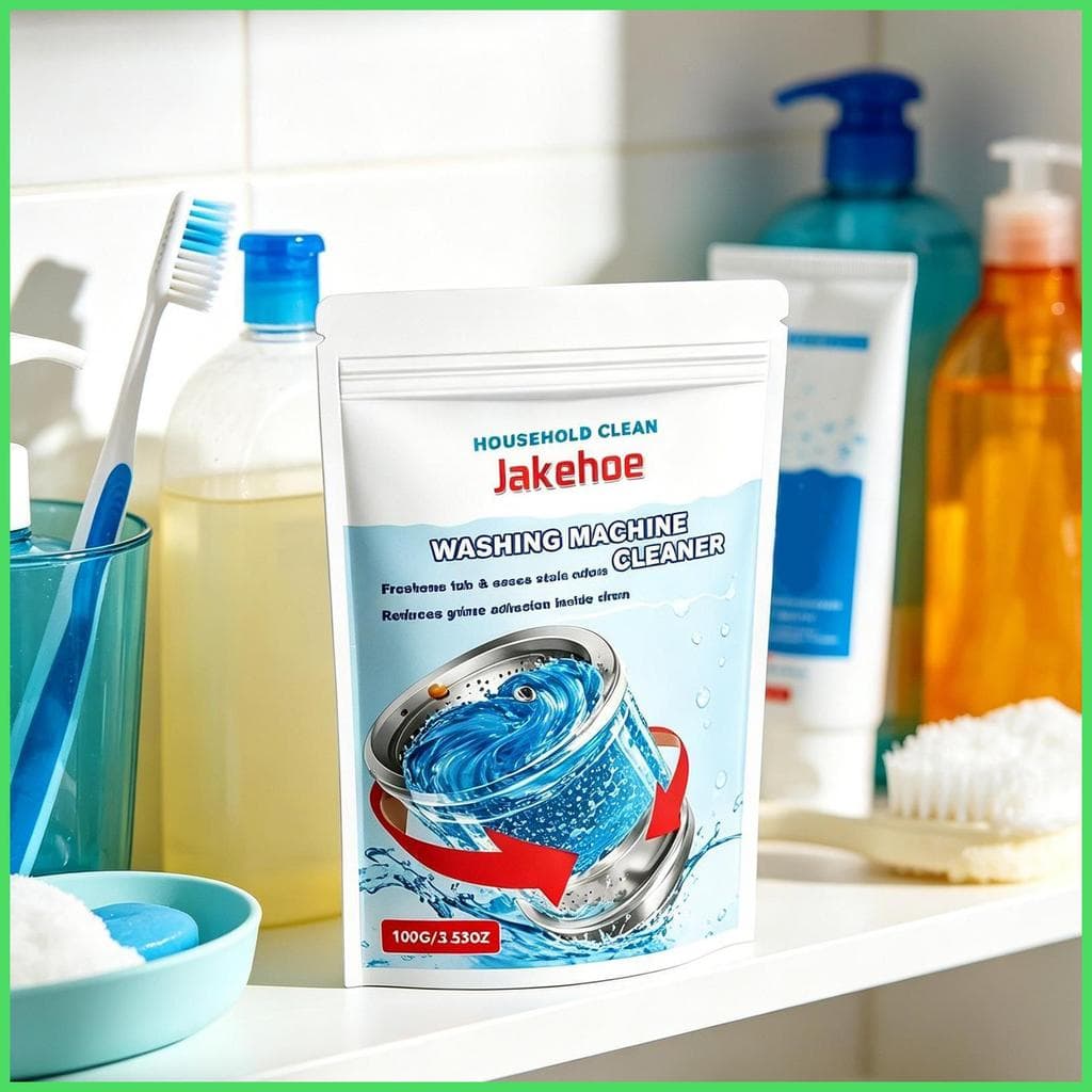 Máquina De Lavar Roupa Detergente Em Pó 100g Poderoso Removedor De Odor Limpador Para Banheiro Doméstico yontnbr