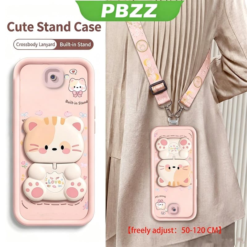 Capinha samsung j7 prime j4 plus j6 j4 + j6 + capa normal anti impacto proteção total cordinha feminina JTGBMZJ1