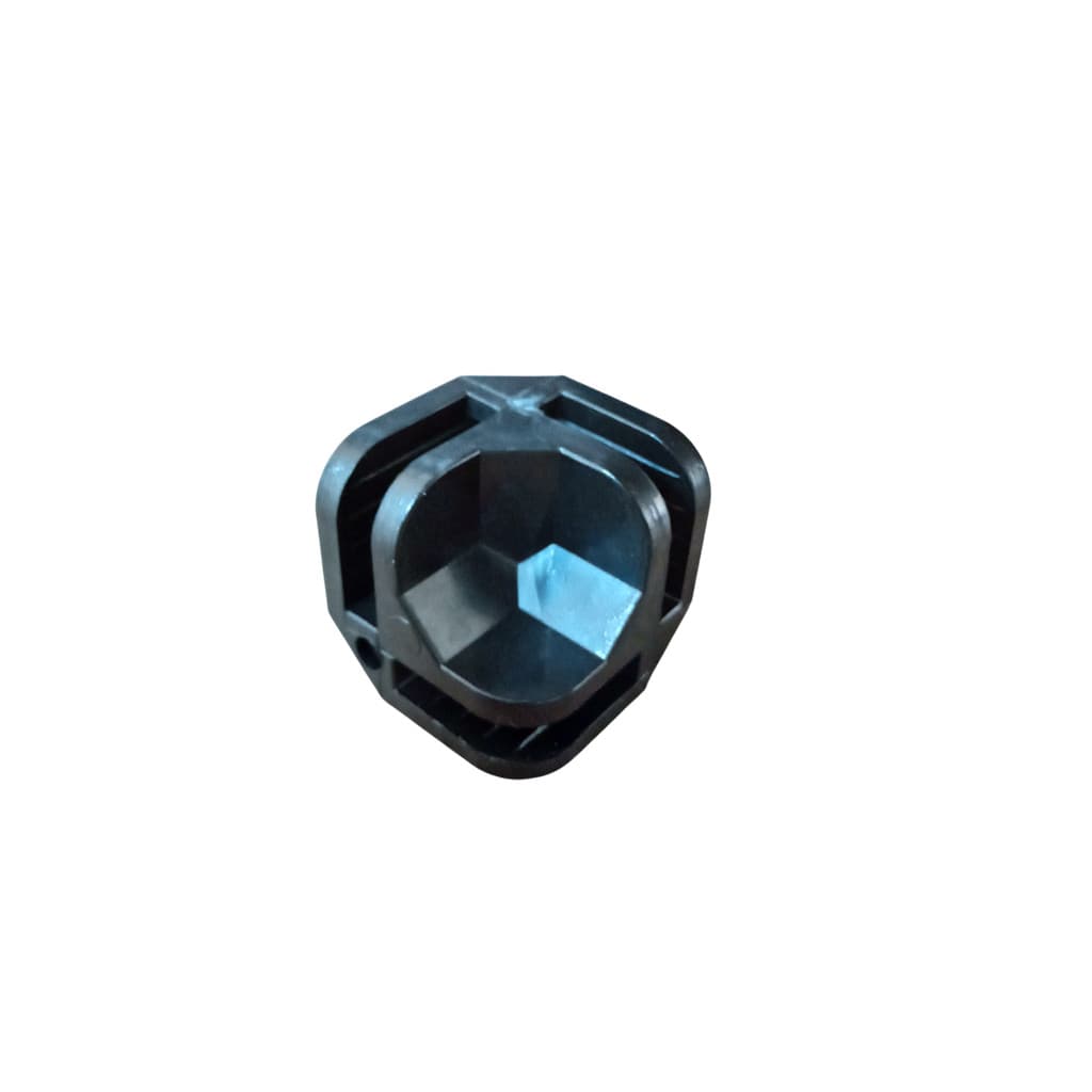 Kit 10 Conectivos N03 para Vidro 4mm Tela Aramada Preto