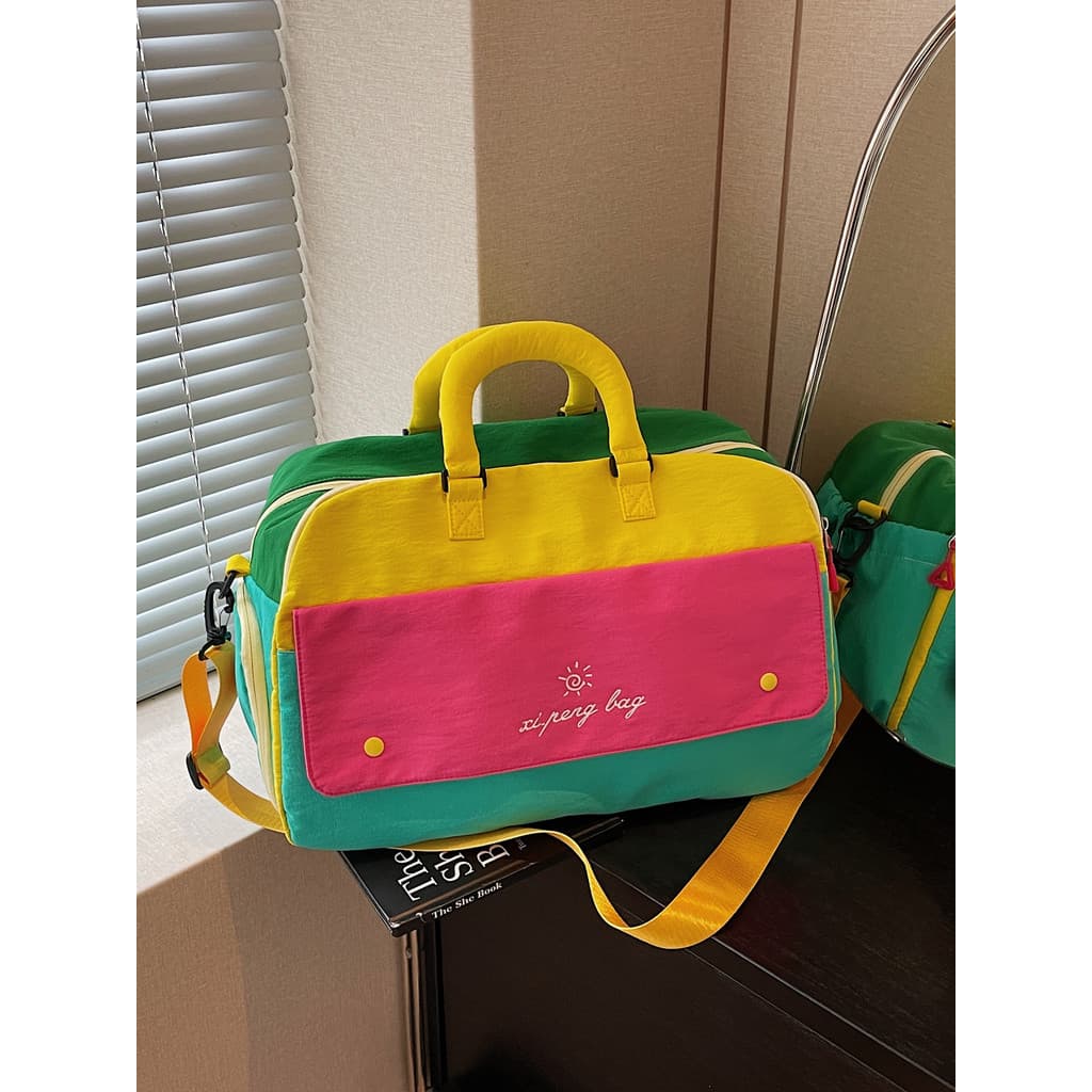 Bolsa de bagagem para roupas de grande capacidade, portátil, curta distância, bolsa de viagem para negócios, academia, l