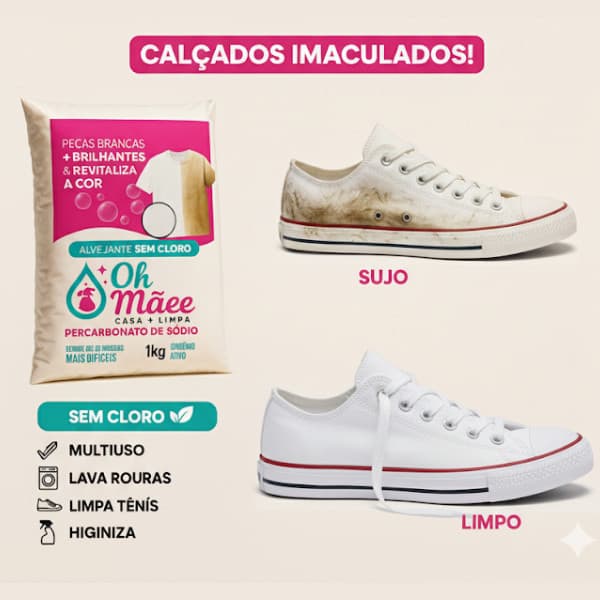 Limpeza Pesada Sem Danificar Tecidos – Percarbonato Eco Clean 1Kg