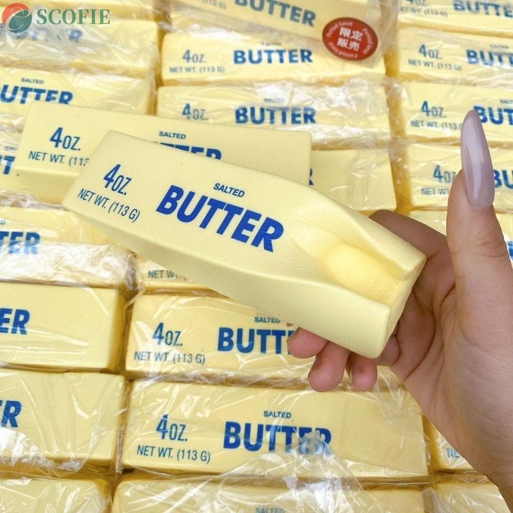 SCOFIE Squeeze Butter Bar , Anti Stress Relax Manteiga Vara Toy , Sensory Stretch Fidget
