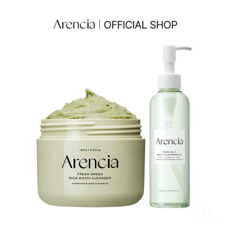 O óleo removedor de maquiagem suave ArenciaOfficial PoreMelt Double Duo é adequado para cuidados seguros com acne e poro