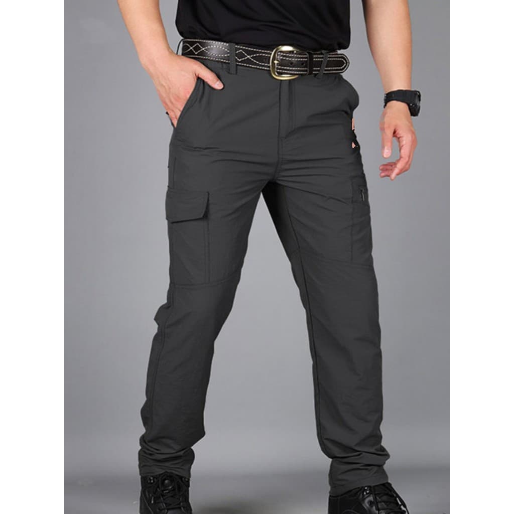 Verão calças de secagem rápida macacão masculino esportes ao ar livre caminhadas calças à prova dwaterproof água tamanho