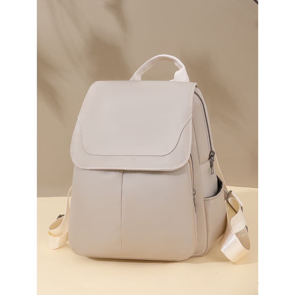 Mochila feminina 2024 novo estilo senhoras All-Match saco de lona viagem pequena mochila grande capacidade estudante sac