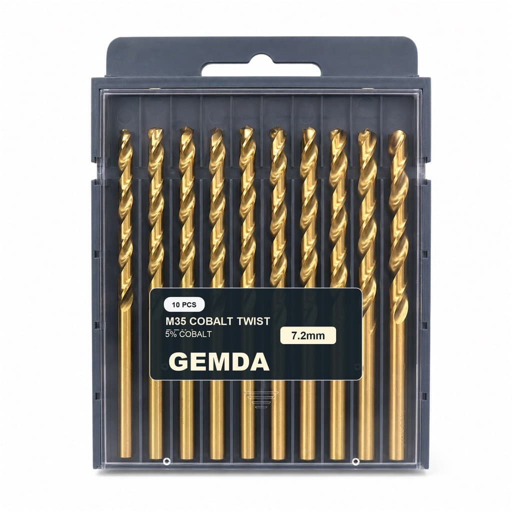 Conjunto De Brocas De Cobalto M35 4.2 Mm-6.2 , Helicoidais HSS 5 % Vários Tamanhos Para Metal , Aço E Madeira