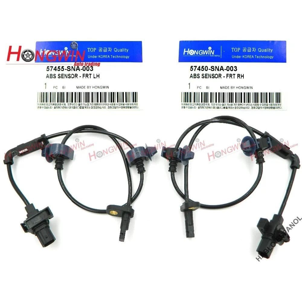 57455SNA003/57450SNA003 ABS Sensor De Velocidade Da Roda Dianteiro Esquerdo Direito Se Encaixa Honda Civic 06-11 57455 S