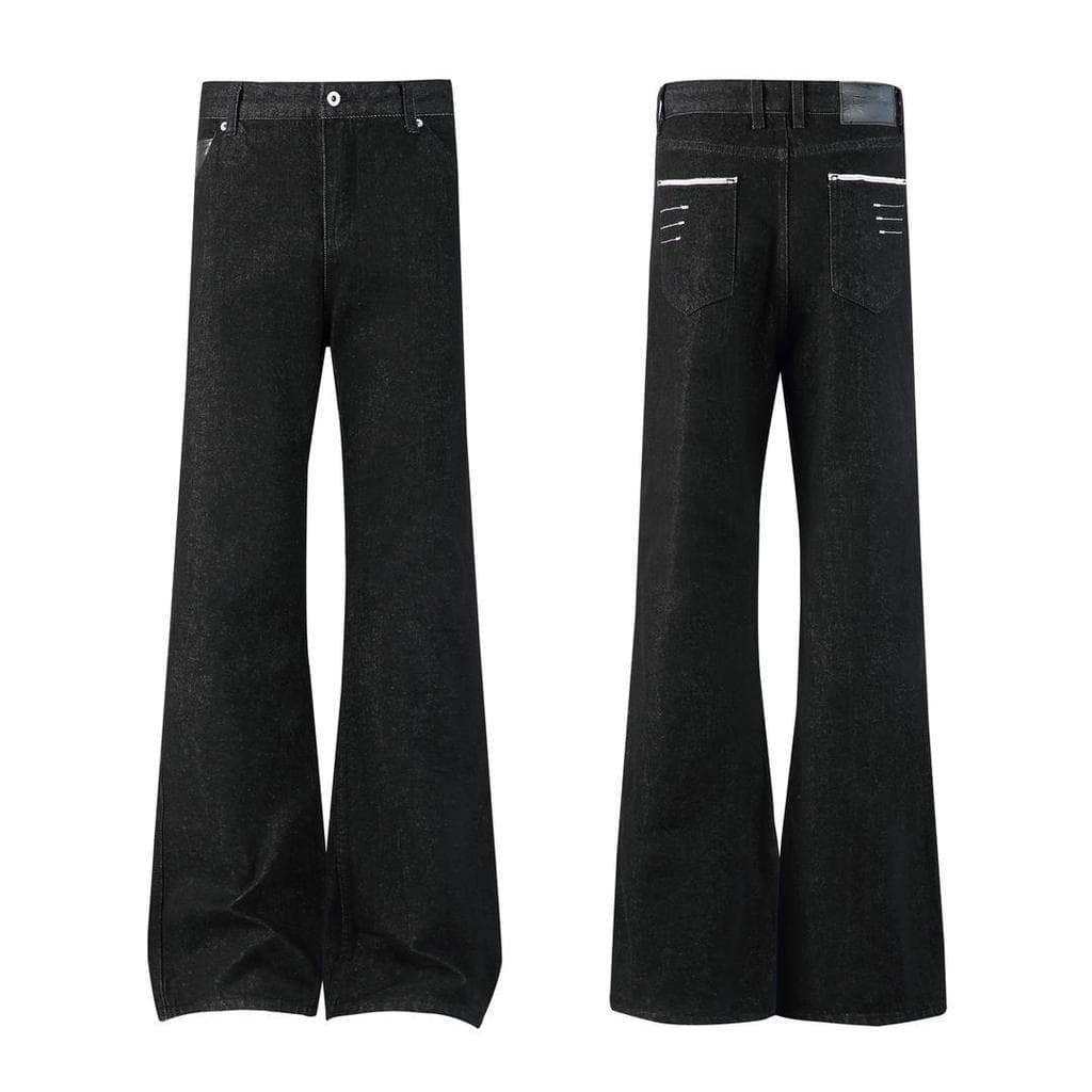 Jeans masculino slim fit cleanfit com borda branca quatro linhas cor primária Original vaca reta slim @