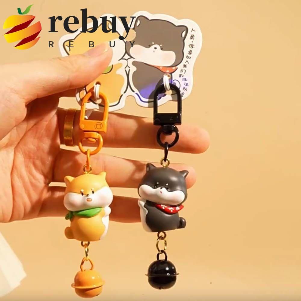 REBUY1 Conjunto de 2 pingentes de animais, chaveiro de casal de gatos em resina, chaveiro de cachorro e caqui para mochi