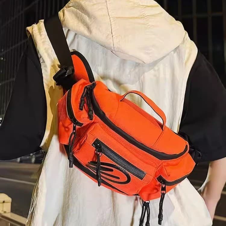 Bolsa de cintura para motocicleta, bolsa de peito para andar de motocicleta, equipamento de viagem, bolsa mensageiro par